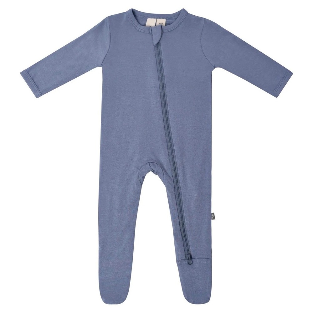 Kyte Baby 0-3 Zippered Footie in Slate